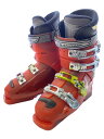 【中古】salomon◆スキーブーツ/25cm/RED/アダルト【スポーツ】