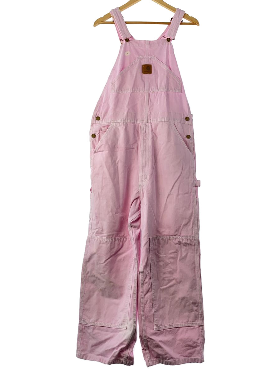 【中古】Carhartt◆オーバーオール/34/コットン/PNK【メンズウェア】