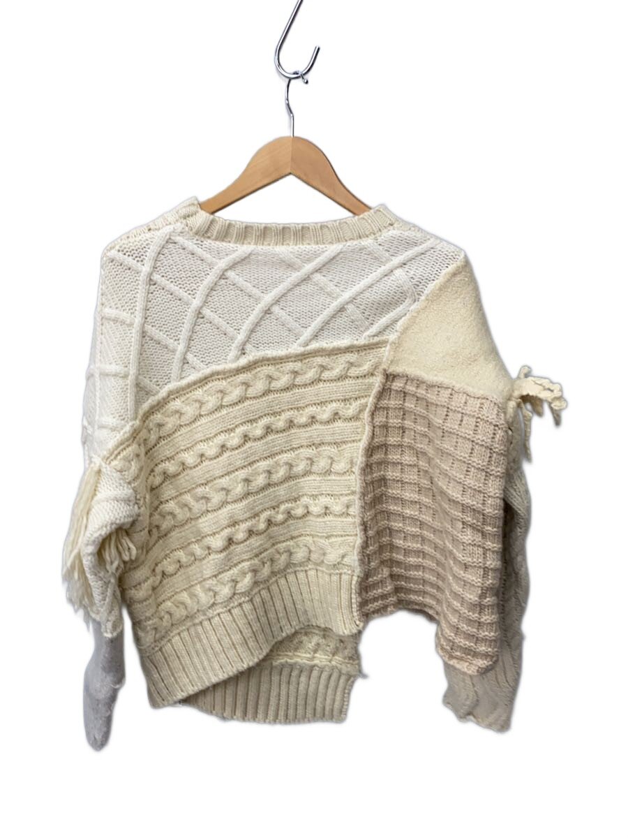 【中古】MAISON SPECIAL◆ニット・セーター(厚手)/M/ウール/WHT【レディースウェア】 jumblestore-37761659 2nd STREET 楽天市場店 サンプル画像2