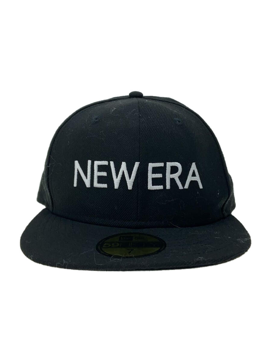 【中古】NEW ERA◆キャップ/7/ポリエステル/BLK/メンズ//【服飾雑貨他】