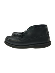 【中古】Russell Moccasin◆チャッカブーツ/--/BLK/レザー【シューズ】