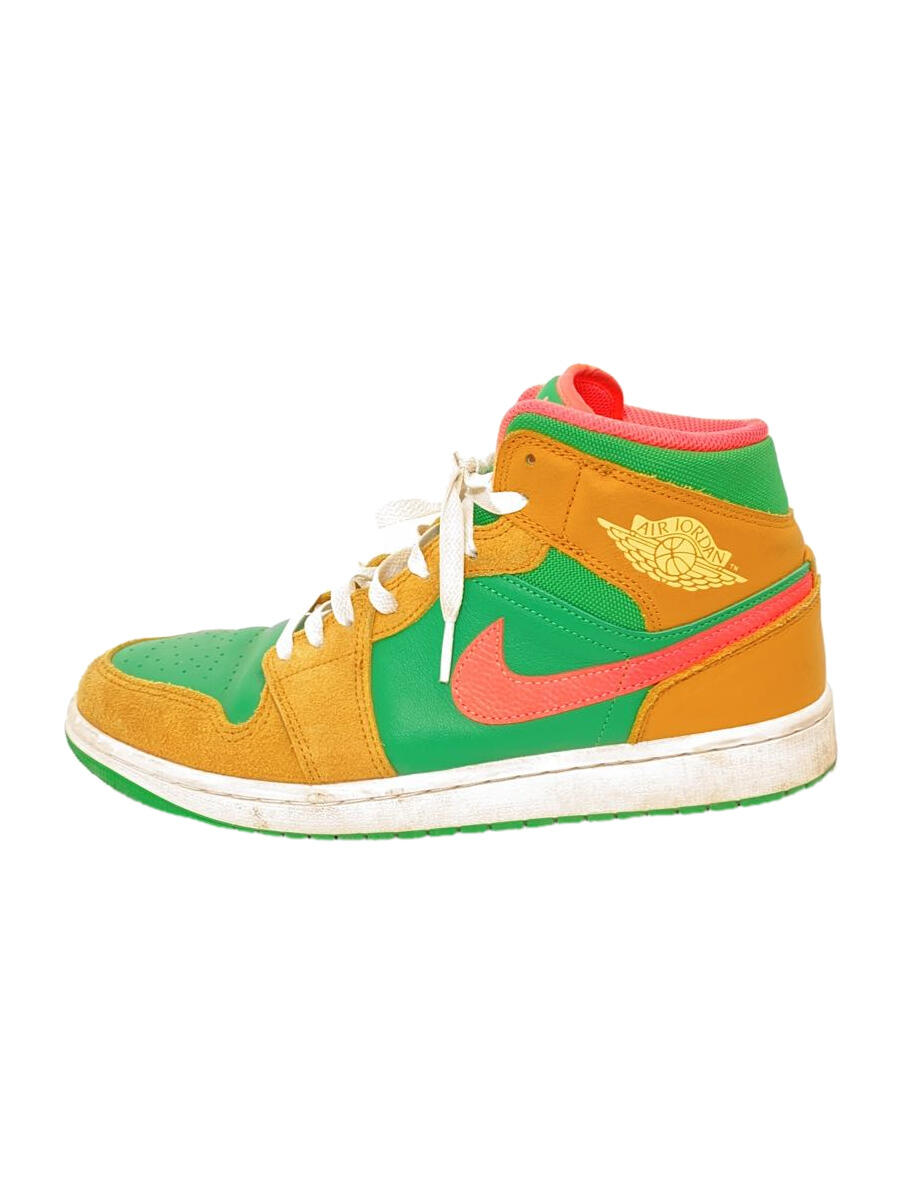 【中古】NIKE◆AIR JORDAN 1 MID SE_エア ジョーダン 1 ミッド シーズナブルエディション/27.5cm【シューズ】