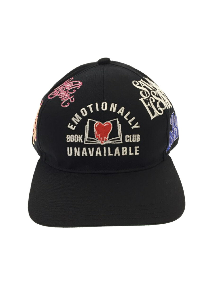 【中古】Emotionally Unavailable/キャップ/--/コットン/BLK/メンズ/EU-S22-0000-0【服飾雑貨他】