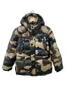 【中古】MONCLER◆ダウンジャケット/00/ナイロン/BEG/カモフラ/44380/50/689 ...