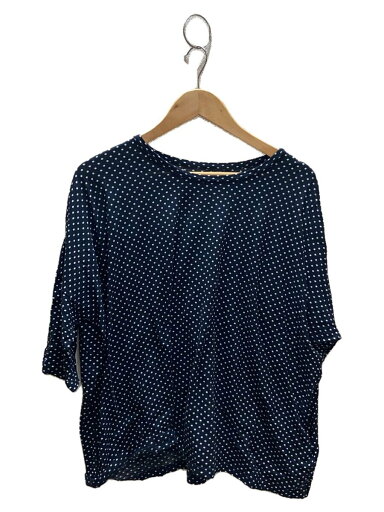 【中古】Y’s◆長袖カットソー/2/ポリエステル/NVY/ドット/YB-T16-675【レディースウェア】 【中古】Y’s◆長袖カットソー/2/ポリエステル/NVY/ドット/YB-T16-675【レディースウェア】