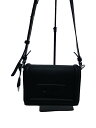 【中古】DIESEL◆ショルダーバッグ/フェイクレザー/BLK/無地/ハートロゴ【バッグ】