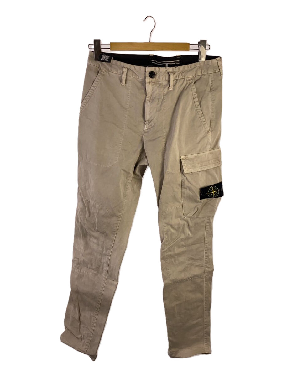 【中古】STONE ISLAND◆ボトム/31/コットン/BEG/無地/7115315l1【メンズウェア】