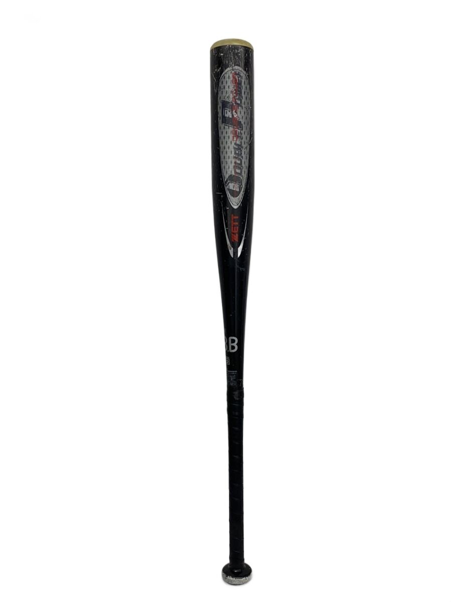 【中古】ZETT◆軟式用バット/ダブルパワー/野球用品/ブラック/BAT32584【スポーツ】