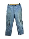 【中古】60s~70s/フレンチワーク/フェード/ボトム/コットン/BLU【メンズウェア】(4)