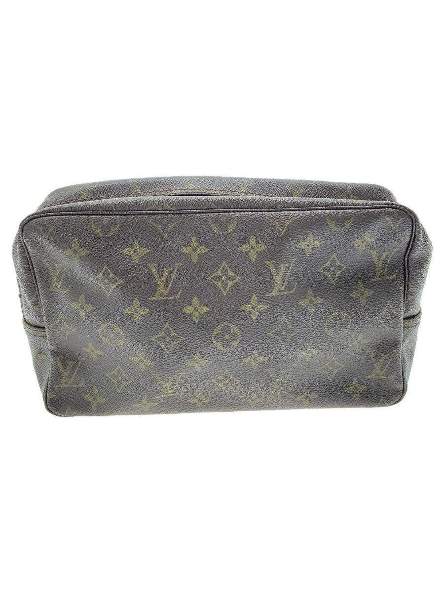 【中古】LOUIS VUITTON◆トゥルース・トワレット28_モノグラム・キャンバス_BRW/PVC/BRW/総柄【バッグ】