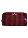 【中古】LOUIS VUITTON◆ジッピー・ウォレット_モノグラム・ヴェルニ_PNK/エナメル/PNK/レディース【服飾雑貨他】