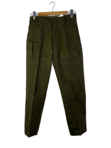 【中古】MILITARY◆ボトム/--/ウール/KHK【メンズウェア】 【中古】MILITARY◆ボトム/--/ウール/KHK【メンズウェア】
