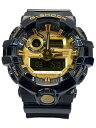 【中古】CASIO◆クォーツ腕時計・G-SHOCK/デジアナ/BLK【服飾雑貨他】