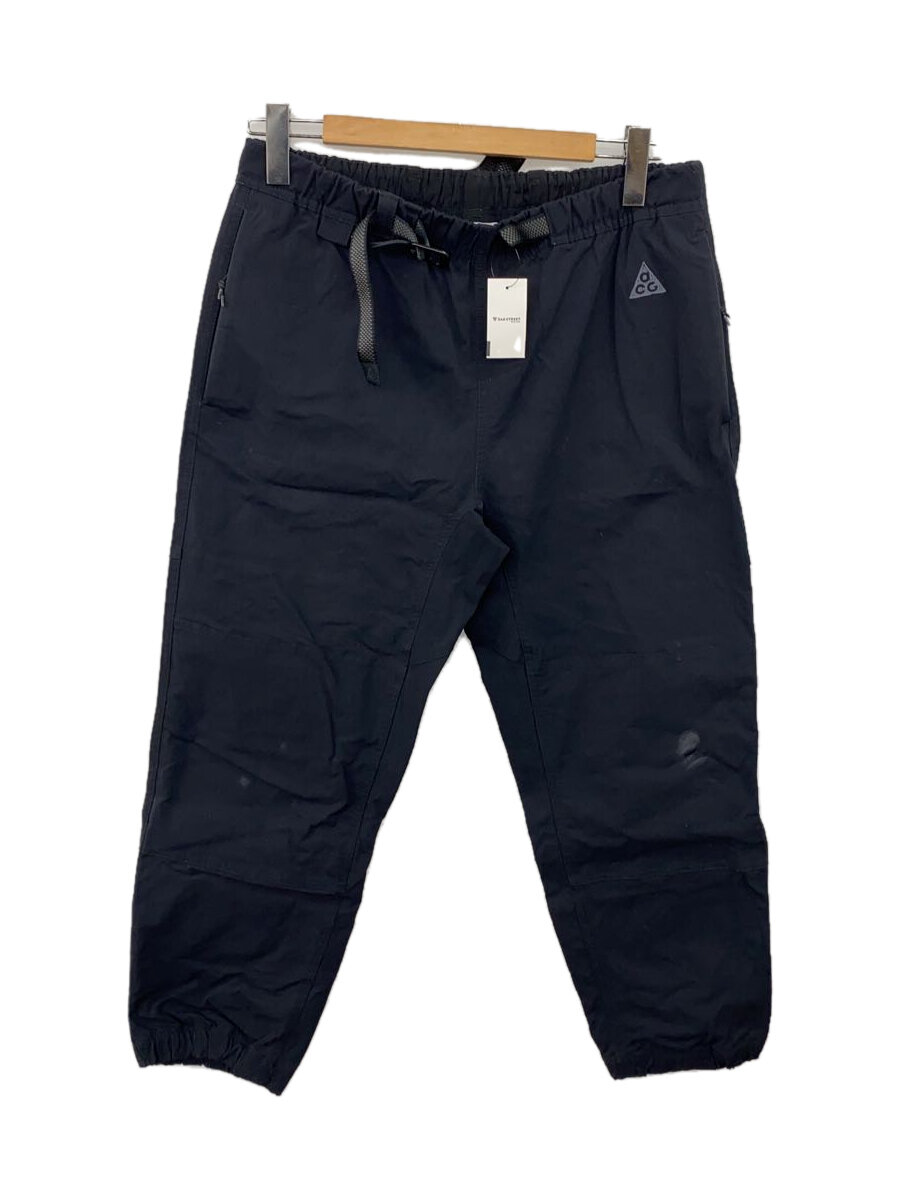 【中古】NIKE ACG◆ストレートパンツ/L/ナイロン/BLK/無地/CV0661-010//【メンズウェア】