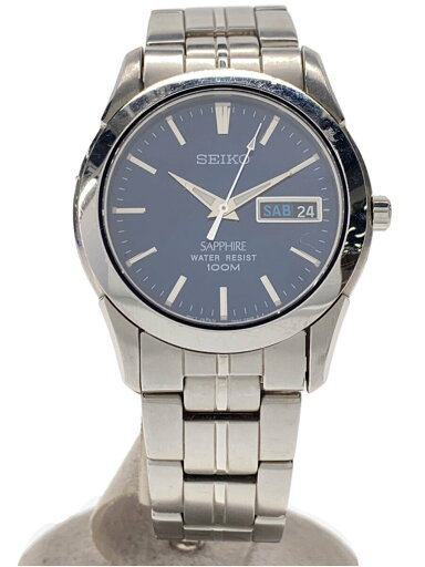 【中古】SEIKO◆クォーツ腕時計/アナログ/ステンレス/NVY/SLV/SS/7N43-0AR0【服飾雑貨他】 【中古】SEIKO◆クォーツ腕時計/アナログ/ステンレス/NVY/SLV/SS/7N43-0AR0【服飾雑貨他】