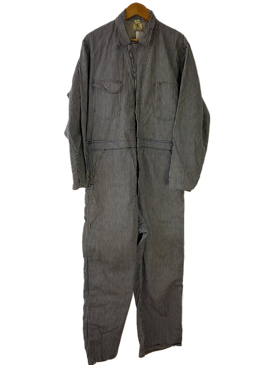 【中古】WRANGLER◆60s/オールインワン/42/BLU/つなぎ/ヒッコリー/ヴィンテージ【メンズウェア】