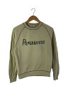 【中古】MAISON KITSUNE◆スウェット/M/コットン/カーキ/DW00318KM00002 ...