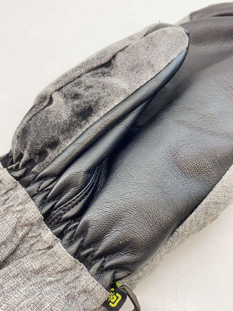 【中古】BURTON◆グローブ/ミトン型/GORE-TEX/GRY【スポーツ】
