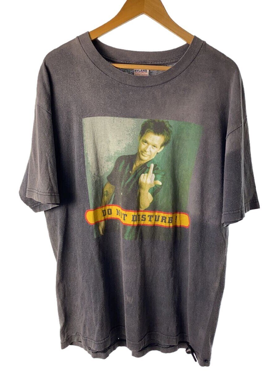 【中古】Tシャツ/L/コットン/BLK/john mellencamp/90s【メンズウェア】