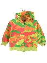 【中古】BAPE KIDS◆パーカー/100cm/コットン/マルチカラー/カモフラ【キッズ】