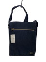 【中古】PORTER◆スモーキー/ショルダーバッグ/キャンバス/インディゴ【バッグ】