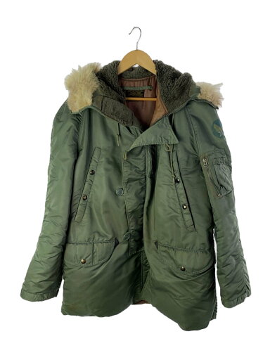 【中古】U.S.AIR FORCE◆フライトジャケット/M/ナイロン/KHK/MIL J.6279C【メンズウェア】 【中古】U.S.AIR FORCE◆フライトジャケット/M/ナイロン/KHK/MIL J.6279C【メンズウェア】