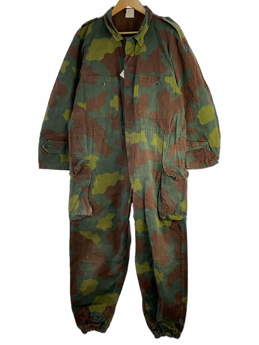 【中古】MILITARY◆オールインワン/--/コットン/KHK/カモフラ【メンズウェア】