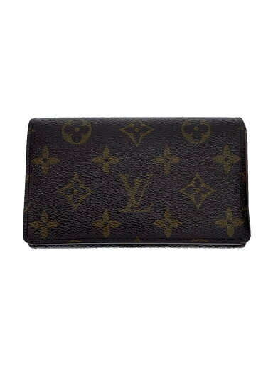 【中古】LOUIS VUITTON◆1)ポルト・モネ・ビエ・トレゾール_モノグラム・キャンバス_BRW/PVC/BRW/総柄/レディース【服飾雑貨他】 【中古】LOUIS VUITTON◆1)ポルト・モネ・ビエ・トレゾール_モノグラム・キャンバス_BRW/PVC/BRW/総柄/レディース【服飾雑貨他】