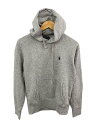 【中古】POLO RALPH LAUREN◆パーカー/XS/コットン/GRY【レディースウェア】