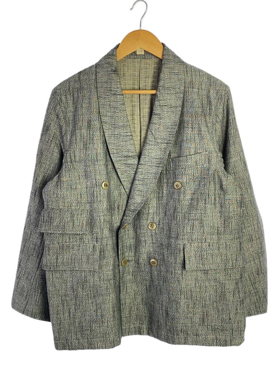 Taiga Takahashi◆SHAWL COLLOR JACKET/テーラードジャケット/38/コットン/GRY/310