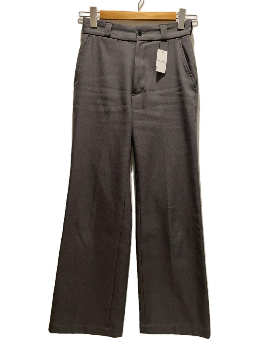 【中古】The Shinzone◆CENTER PRESS PANTS/センタープレスパンツ/32/ポリエステル/GRY/無地/17SMSPA1【レディースウェア】