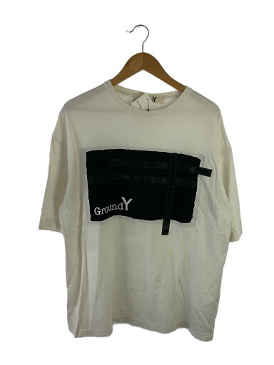 【中古】Ground Y◆Tシャツ/4/コットン/ホワイト/GT-T29-070【メンズウェア】 【中古】Ground Y◆Tシャツ/4/コットン/ホワイト/GT-T29-070【メンズウェア】