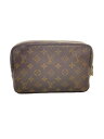 【中古】LOUIS VUITTON◆トゥルース・トワレット28_モノグラム・キャンバス_BRW/PVC/BRW【バッグ】