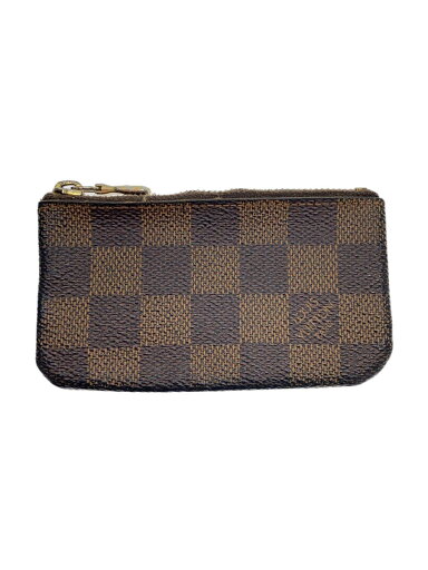 【中古】LOUIS VUITTON◆ポシェット・クレ_ダミエ・エベヌ_BRW/PVC/BRW/レディース【服飾雑貨他】 【中古】LOUIS VUITTON◆ポシェット・クレ_ダミエ・エベヌ_BRW/PVC/BRW/レディース【服飾雑貨他】