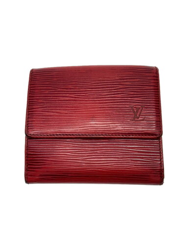 【中古】LOUIS VUITTON◆ポルト・モネ・ビエ・カルト・クレディ_エピ_RED/レザー/RED/無地/レディース【服飾雑貨他】 【中古】LOUIS VUITTON◆ポルト・モネ・ビエ・カルト・クレディ_エピ_RED/レザー/RED/無地/レディース【服飾雑貨他】