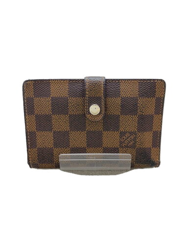 【中古】LOUIS VUITTON◆ポルト・フォイユ・ヴィエノワ_ダミエ・エベヌ_BRW/PVC/BRW/レディース【服飾雑貨他】 【中古】LOUIS VUITTON◆ポルト・フォイユ・ヴィエノワ_ダミエ・エベヌ_BRW/PVC/BRW/レディース【服飾雑貨他】