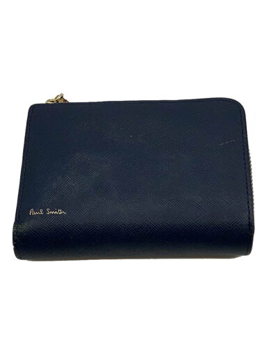 【中古】Paul Smith◆2つ折り財布/レザー/NVY/無地/メンズ【服飾雑貨他】 【中古】Paul Smith◆2つ折り財布/レザー/NVY/無地/メンズ【服飾雑貨他】