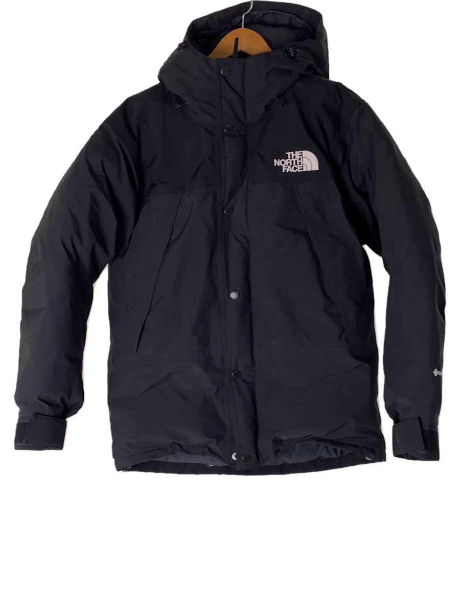 【中古】THE NORTH FACE◆MOUNTAIN DOWN JACKET_マウンテンダウンジャケット/M/ナイロン/BLK【メンズウェア】