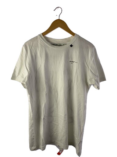 【中古】OFF-WHITE◆Tシャツ/M/コットン/WHT/無地/OMAA027F19185011【メンズウェア】 【中古】OFF-WHITE◆Tシャツ/M/コットン/WHT/無地/OMAA027F19185011【メンズウェア】