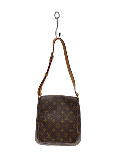 【中古】LOUIS VUITTON◆ミュゼット・サルサ_モノグラム・キャンバス_ショートショルダー_BRW/PVC/BRW【バッグ】 【中古】LOUIS VUITTON◆ミュゼット・サルサ_モノグラム・キャンバス_ショートショルダー_BRW/PVC/BRW【バッグ】