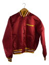 【中古】PROLINE◆スカジャン/L/ナイロン/レッド/USA製【メンズウェア】(4)