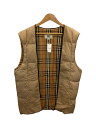【中古】BURBERRYS◆ダウンライナーベスト/L/ナイロン/CML/チェック/BFP40-559-09【メンズウェア】(4)