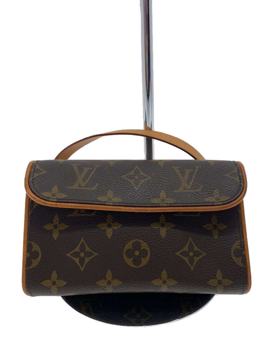 【中古】LOUIS VUITTON◆ポシェット・フロランティーヌ_モノグラム・キャンバス_BRW/PVC/BRW【バッグ】