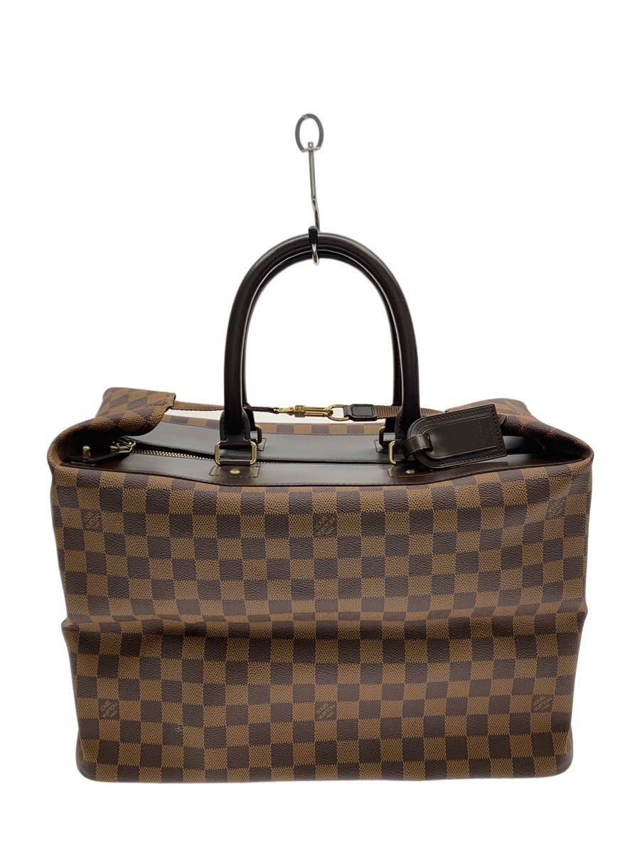 【中古】LOUIS VUITTON◆グリニッジPM_ダミエ・エベヌ/PVC/BRW/総柄【バッグ】