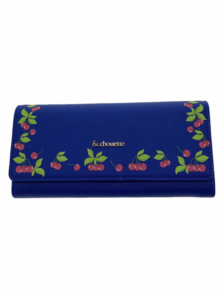 【中古】&chouette◆長財布/--/BLU/レディース【服飾雑貨他】