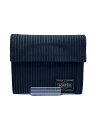 【中古】PORTER◆2つ折り財布/--/BLK/ストライプ/メンズ【服飾雑貨他】(4)