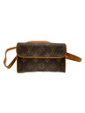 【中古】LOUIS VUITTON◆ポシェット・フロランティーヌ_モノグラム・キャンバス_BRW/PVC/BRW【バッグ】