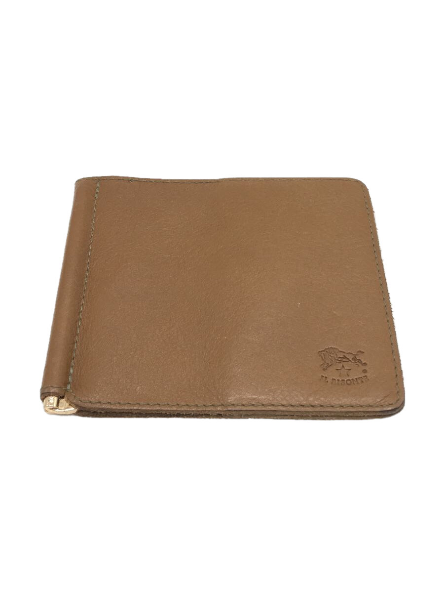 【中古】IL BISONTE◆2つ折り財布/レザー/メンズ//【服飾雑貨他】