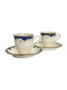 【中古】たち吉◆RICHFIELD/TABLE WARE/カップ&ソーサー/2点セット/WHT【キッチン用品】