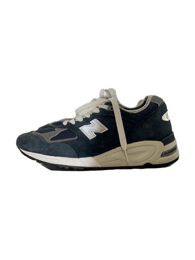 【中古】NEW BALANCE◆M990/ネイビー/28cm/NVY/レザー【シューズ】 【中古】NEW BALANCE◆M990/ネイビー/28cm/NVY/レザー【シューズ】